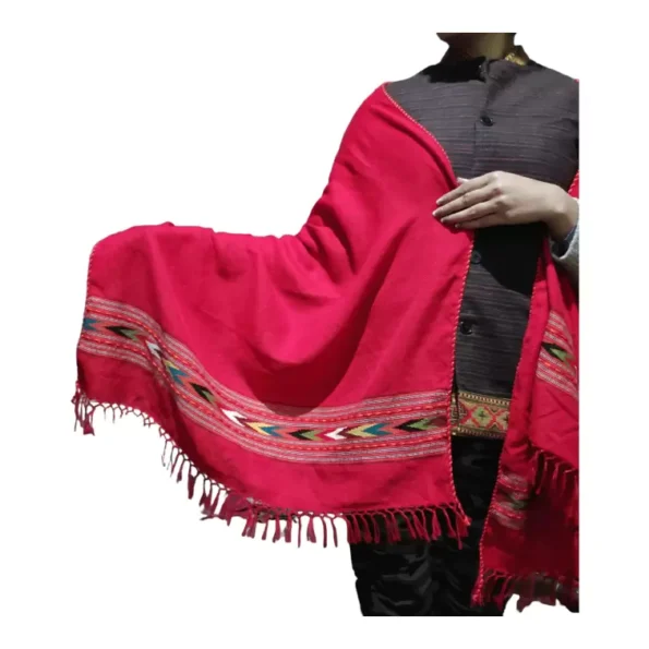 red Colour Stole